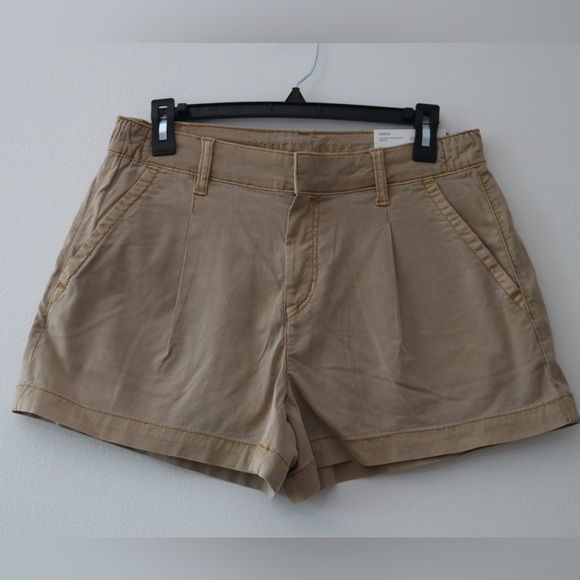 NWT American Eagle Outfitters Tan High Waist Shorts Sz 4 27w - Picture 1 of 7